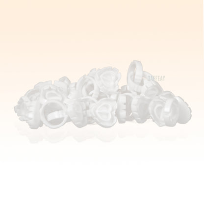 Taffeay Heart-Shaped Lash Glue Ring Cup