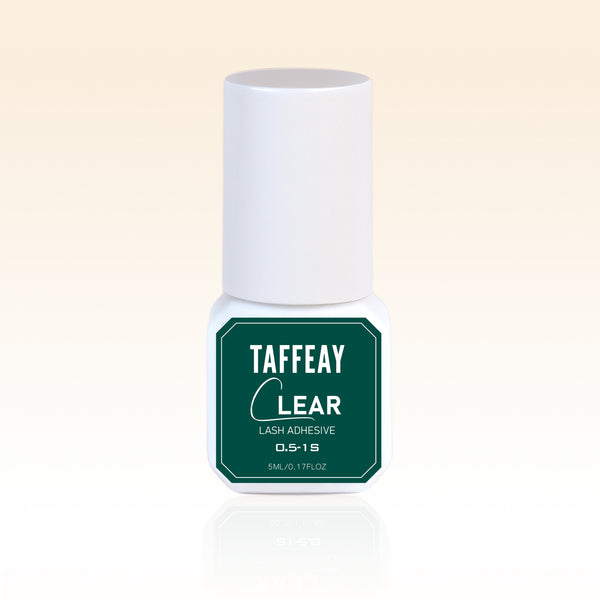 Taffeay 0.5-1 Second Clear Lash Glue (5ml)