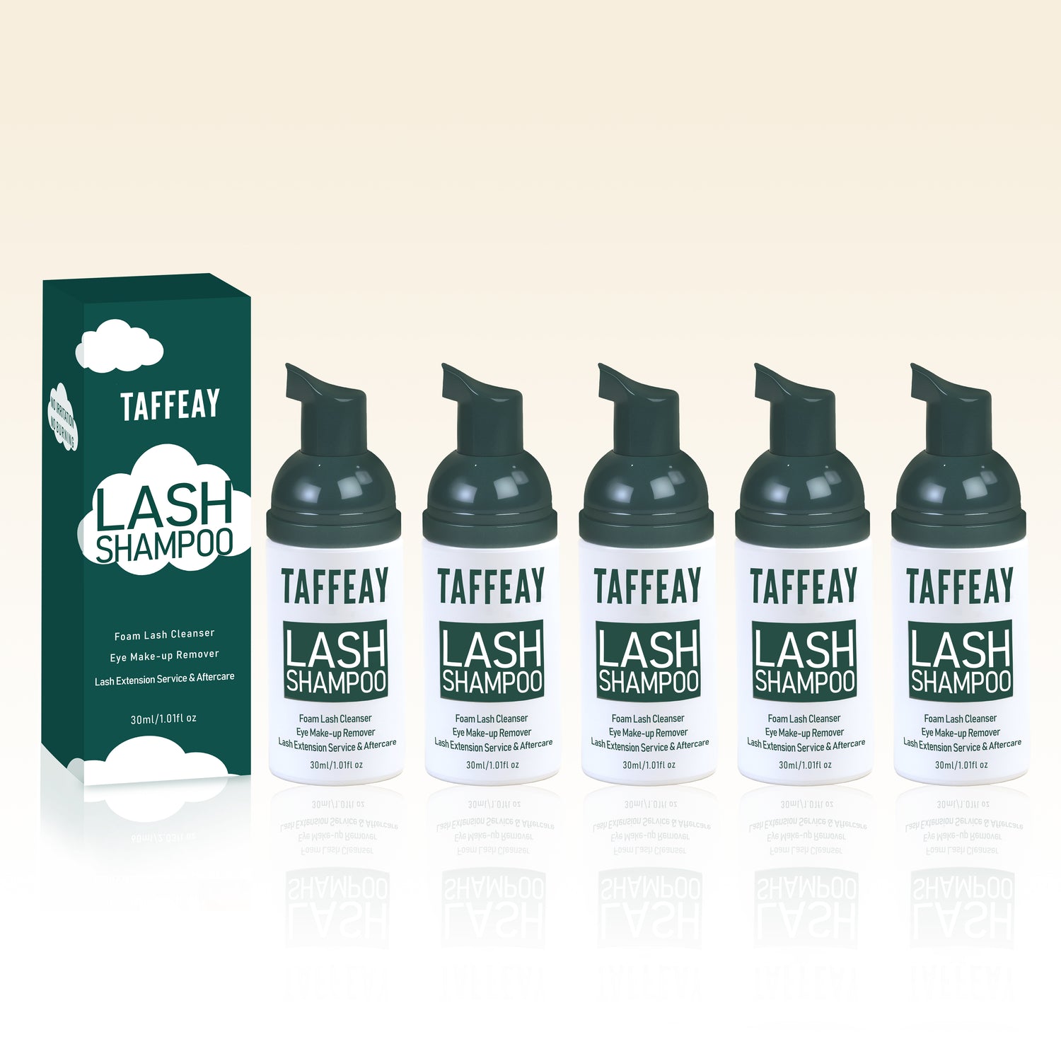 5 bottles Lash Cleansing Shampoo