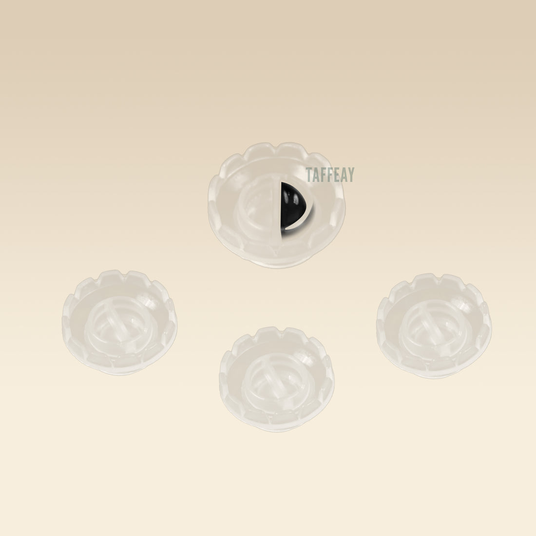 Taffeay Blooming Glue Cups (100pcs/pack)