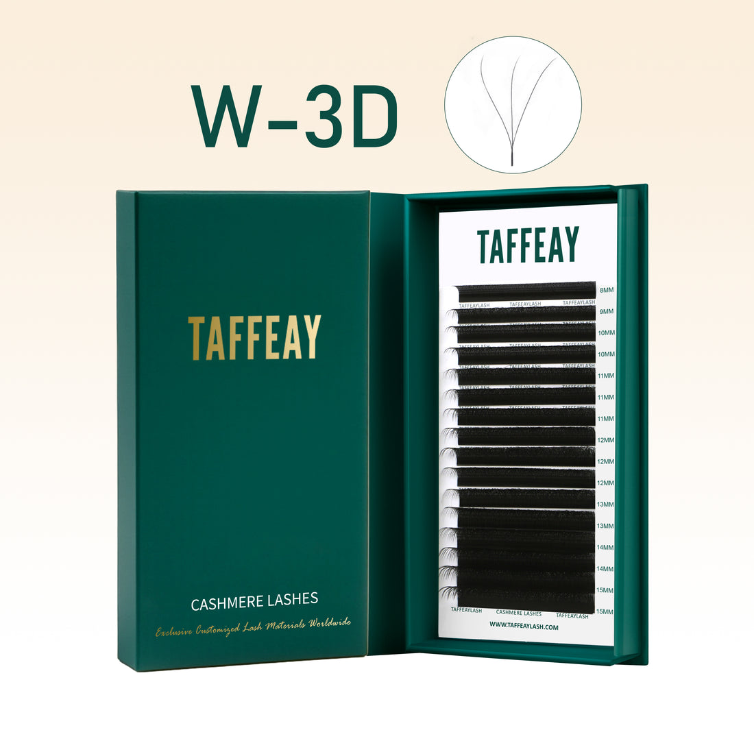 W-3D Shape Eyelash Extensions