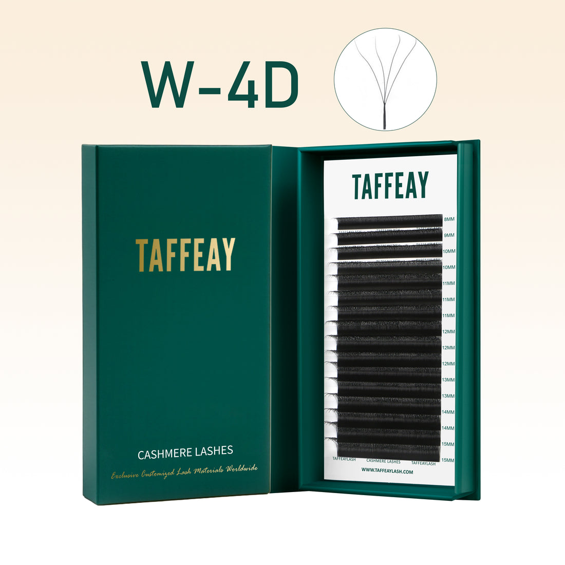 W-4D Shape Eyelash Extensions