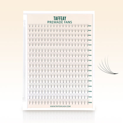 Taffeay 5D Premade Volume Pointy Base Lash Fans (320 fans)