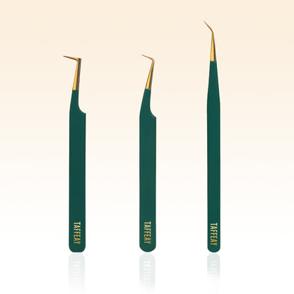 STY-01 Stunning Beauty Flawless Faning Tweezer Pro Set
