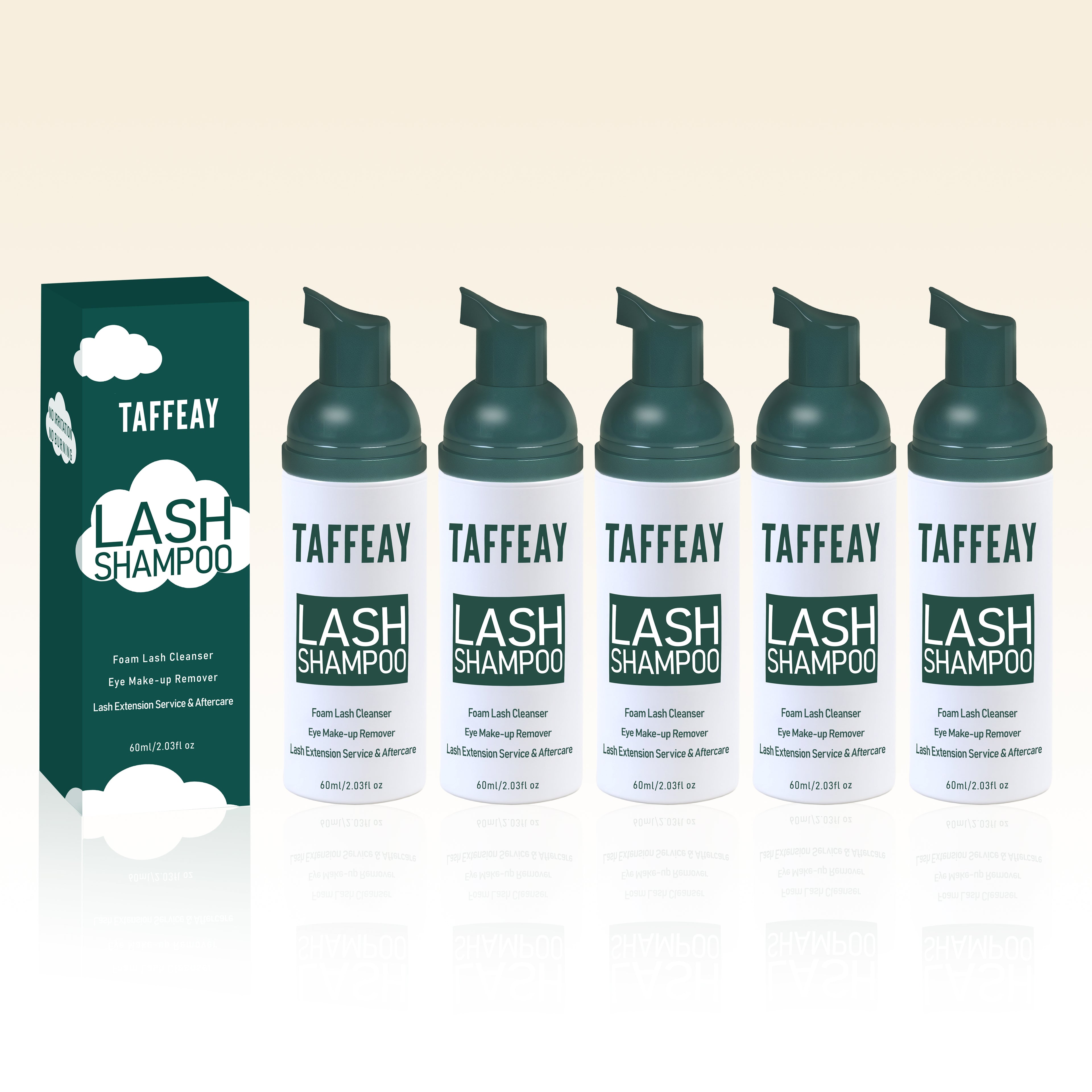 5 bottles Lash Cleansing Shampoo