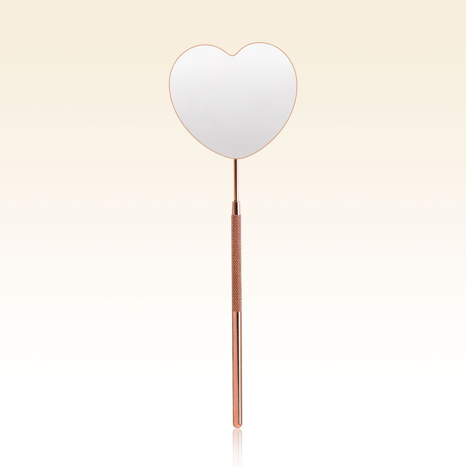 Heart-shaped Rotating Stainless Steel Lash Mirror