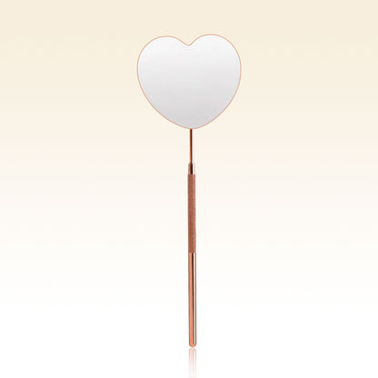 Heart-shaped Rotating Stainless Steel Lash Mirror