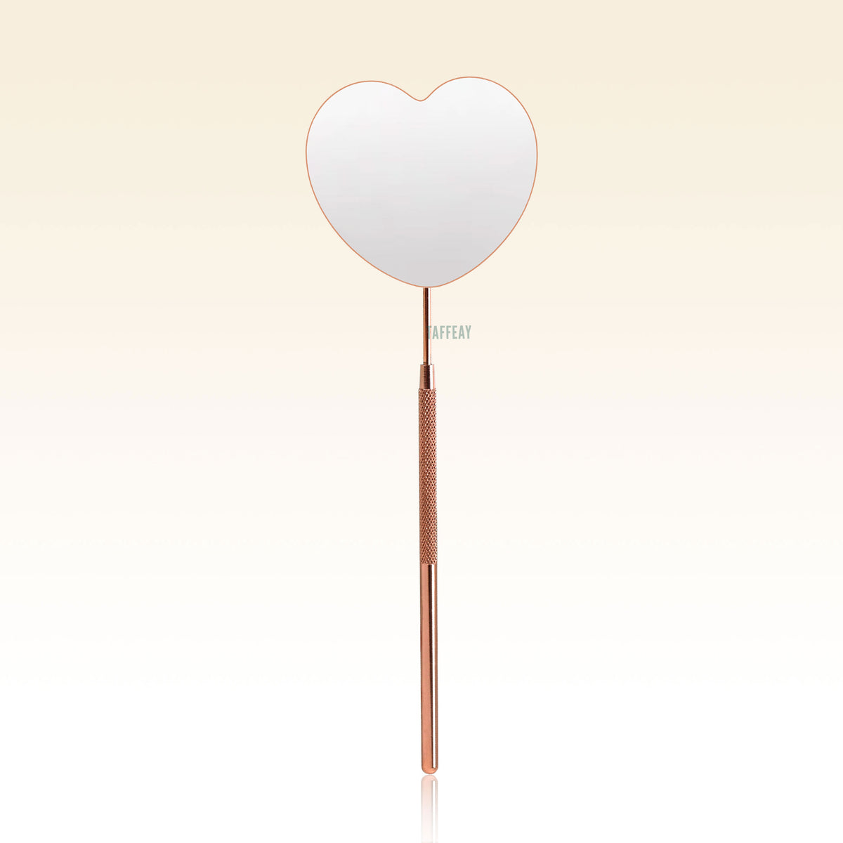 Heart-shaped Rotating Stainless Steel Lash Mirror
