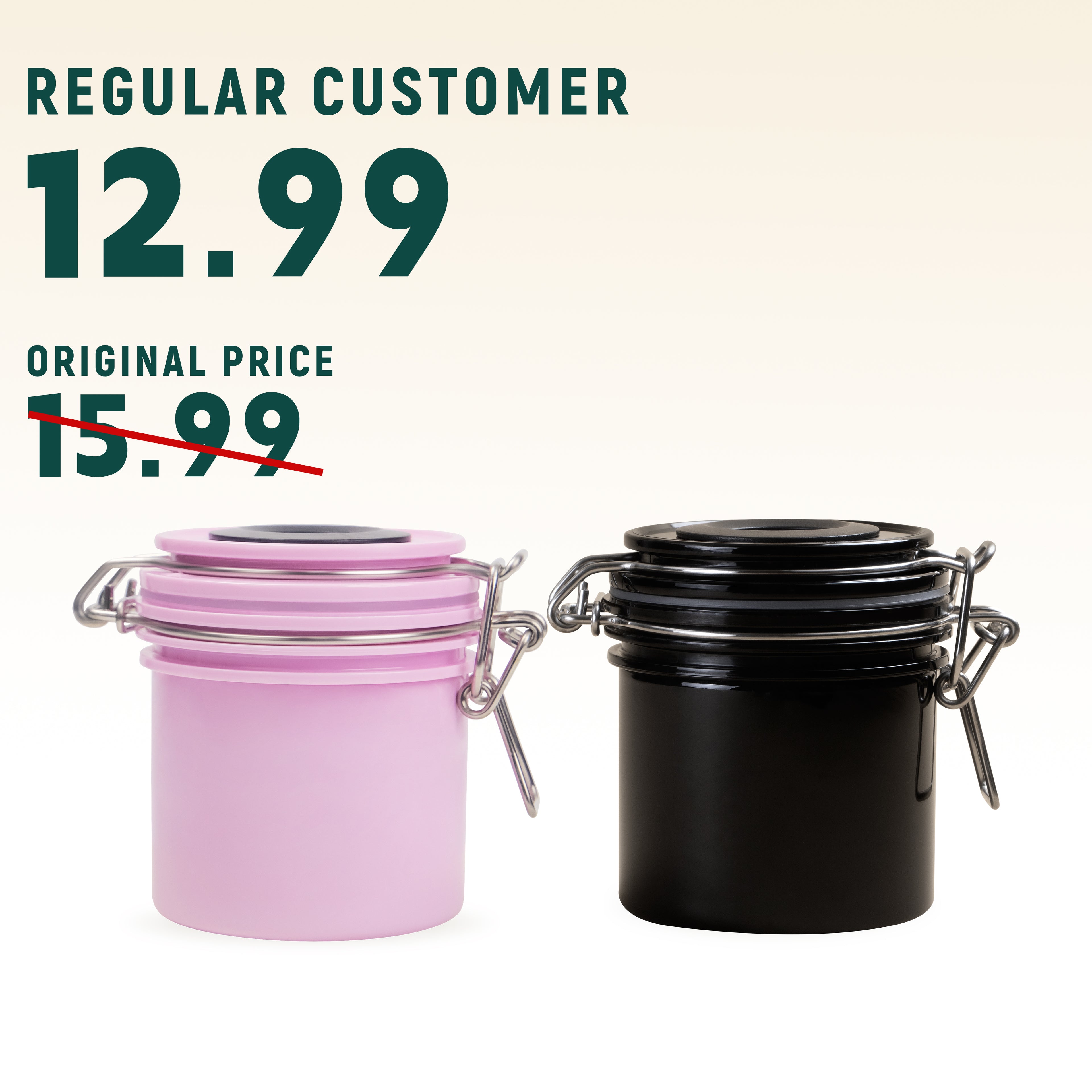 Limited 2 Items For Regulars Adhesive Storage Container With Humidity &amp; Temperature