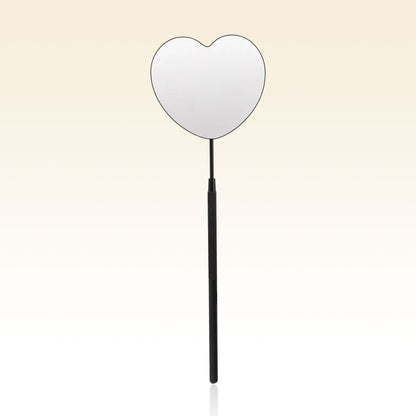 Heart-shaped Rotating Stainless Steel Lash Mirror