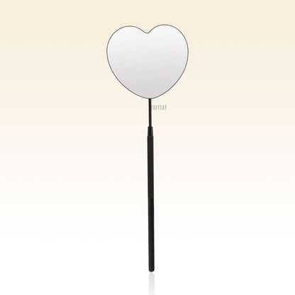 Heart-shaped Rotating Stainless Steel Lash Mirror