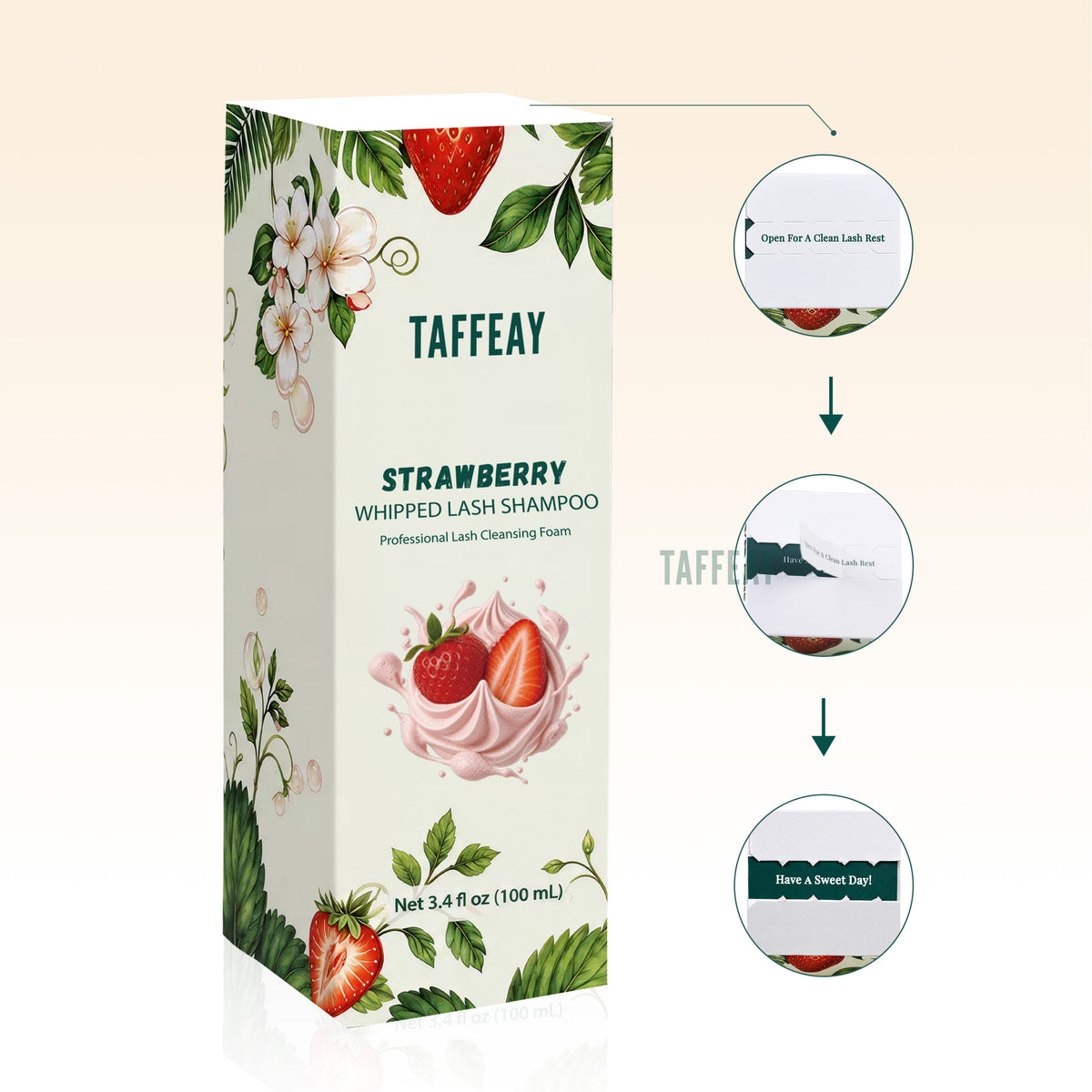 Hot Sale Strawberry Whipped Lash Shampoo (100ml)