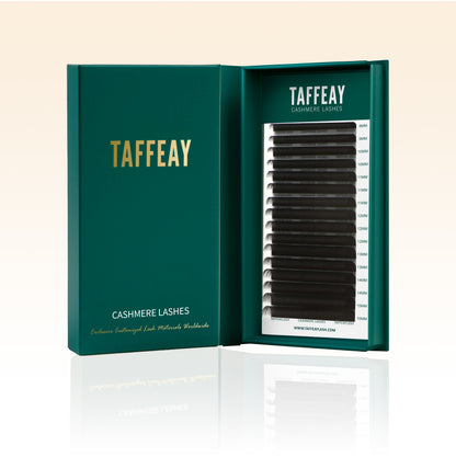 Taffeay B/J/M/LD Curl Cashmere Super Matte Black Lashes Extensions (16Rows)
