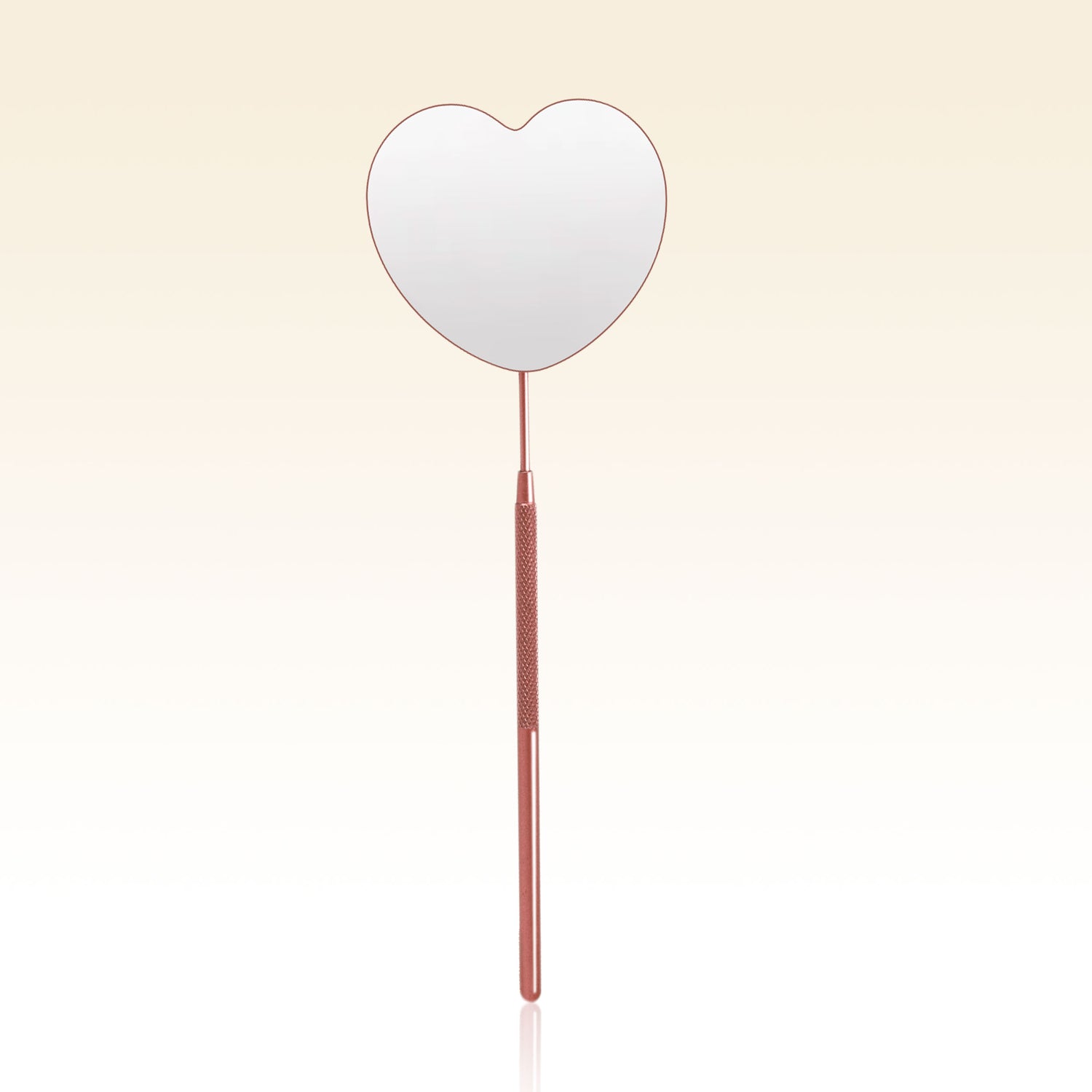 Heart-shaped Rotating Stainless Steel Lash Mirror