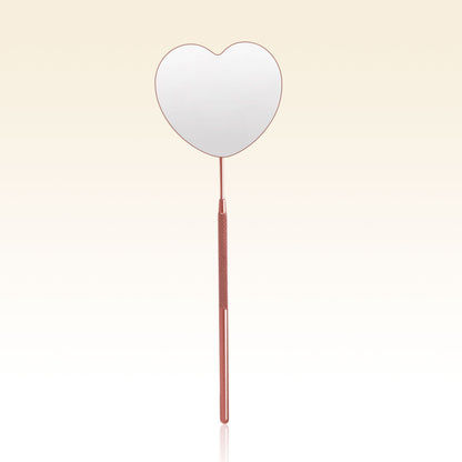 Heart-shaped Rotating Stainless Steel Lash Mirror
