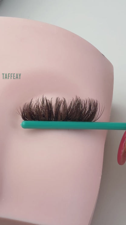 Dark Brown Anime Birdie Lashes